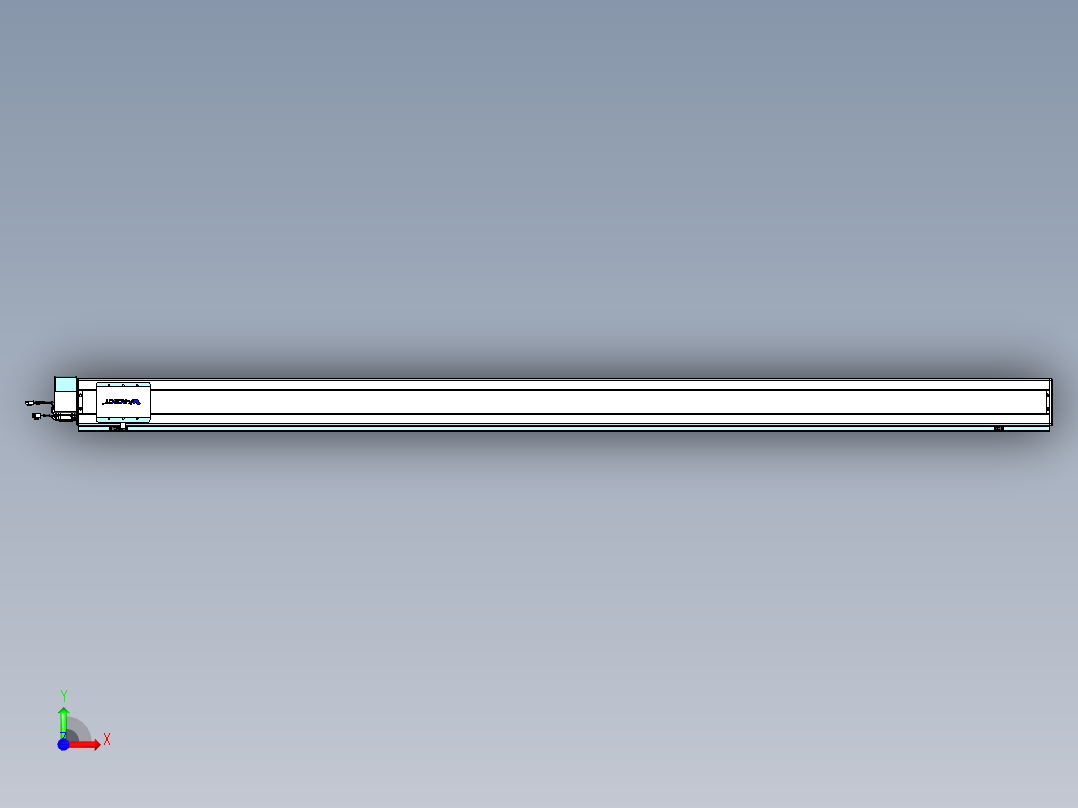 威洛博VBC同步带传动一无尘环境VBC14-L45-S2600-BRD-ZP40-C3前视图