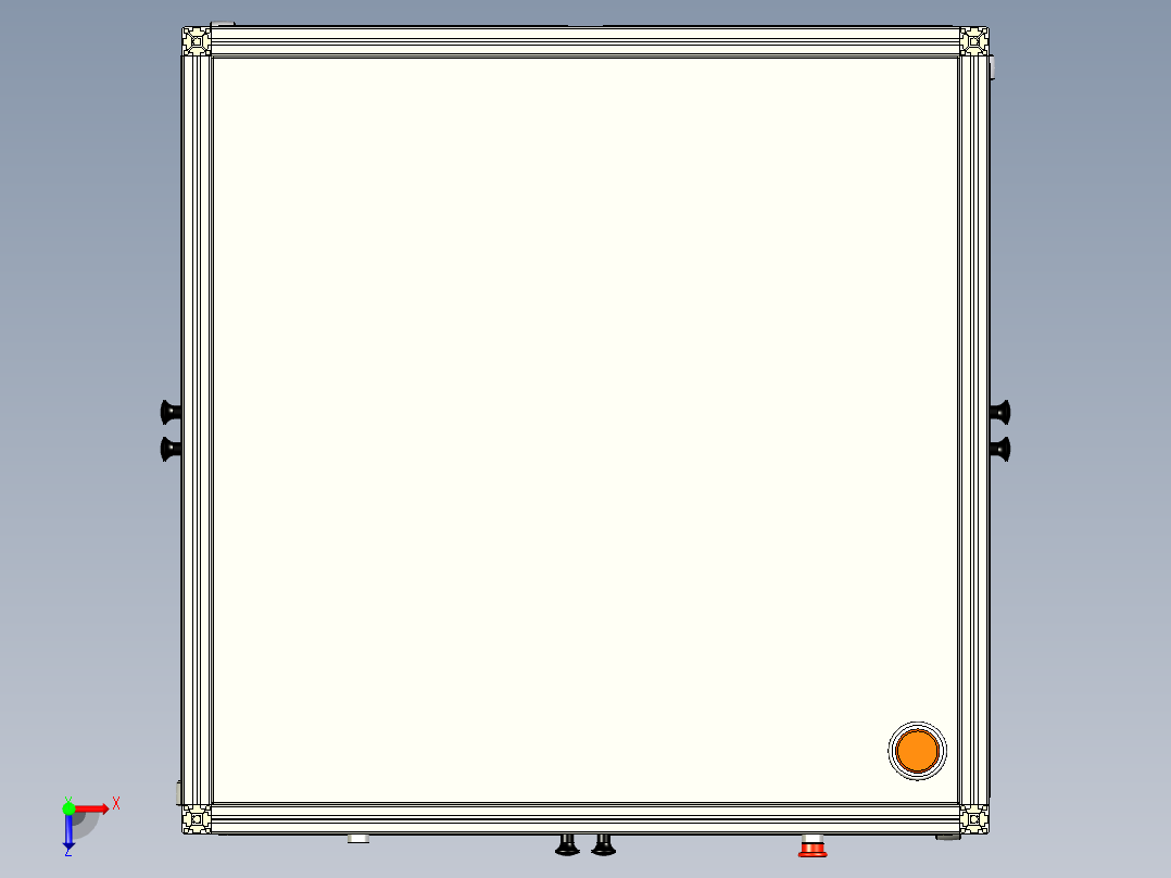 自动扫码设备俯视图