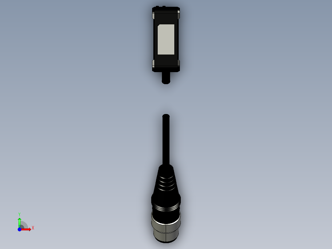 基恩士PZ-G61EN_G61EP_kc图纸模型前视图