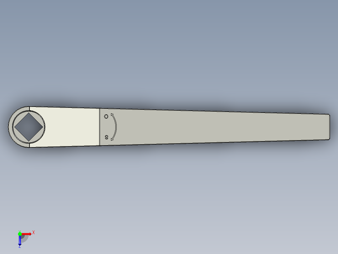 管道手动球阀-水管开关阀-手动阀门User Library-MD52C150DN80-2_DN80~100Handle俯视图