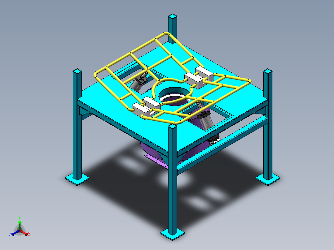 大袋吨袋拆袋设备==368894==250正等轴测图