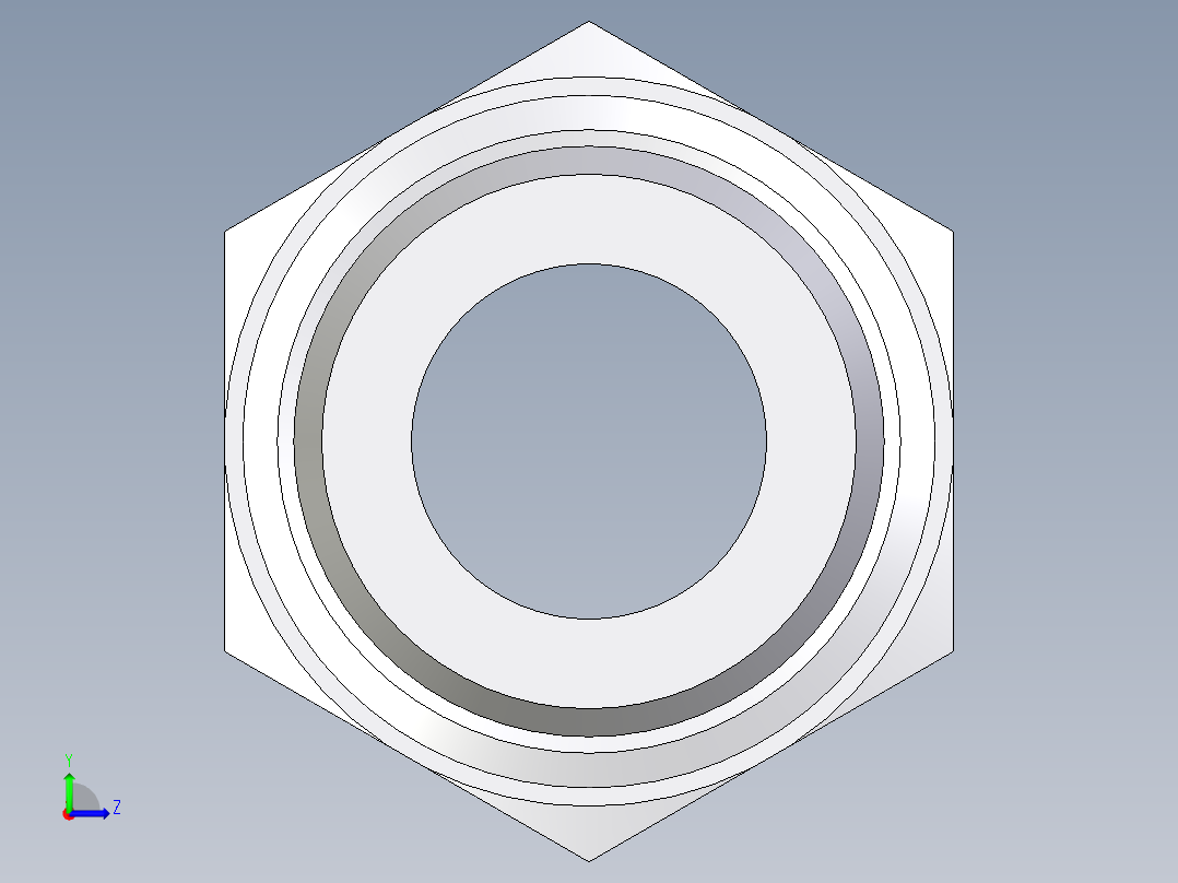 卡套式工业通用硬管接头EO_Male_Stud_connector_GE25SR71X左视图