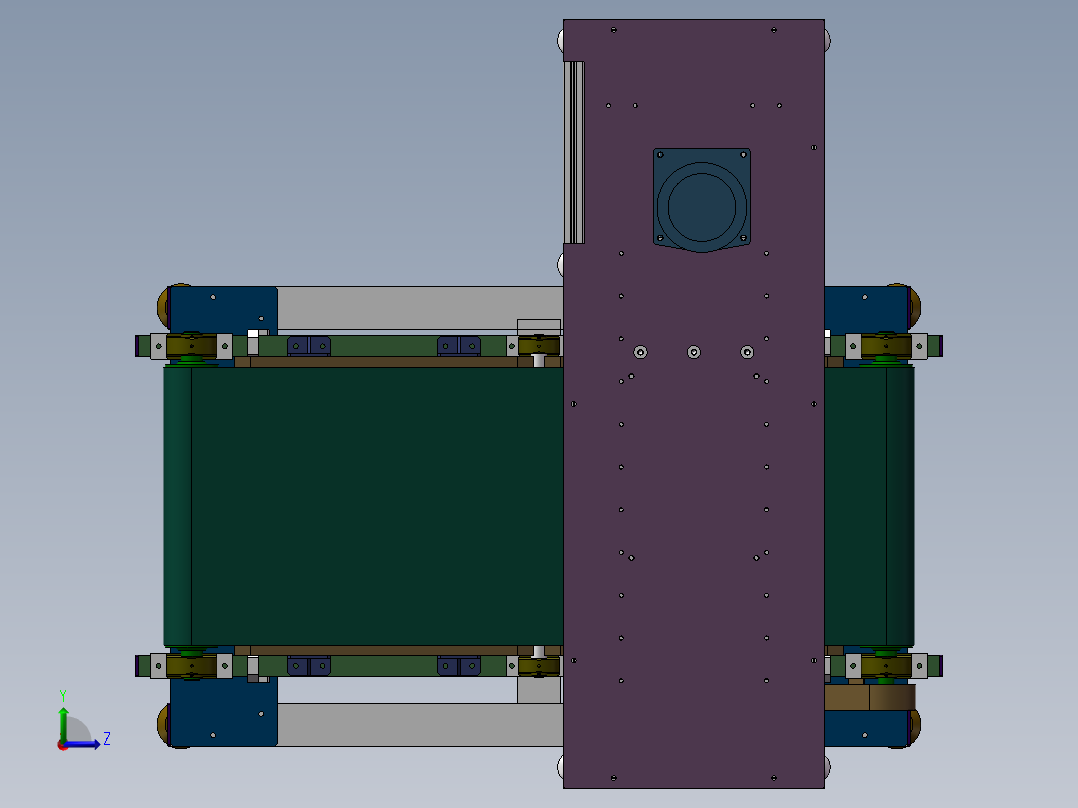 凸轮打磨机左视图