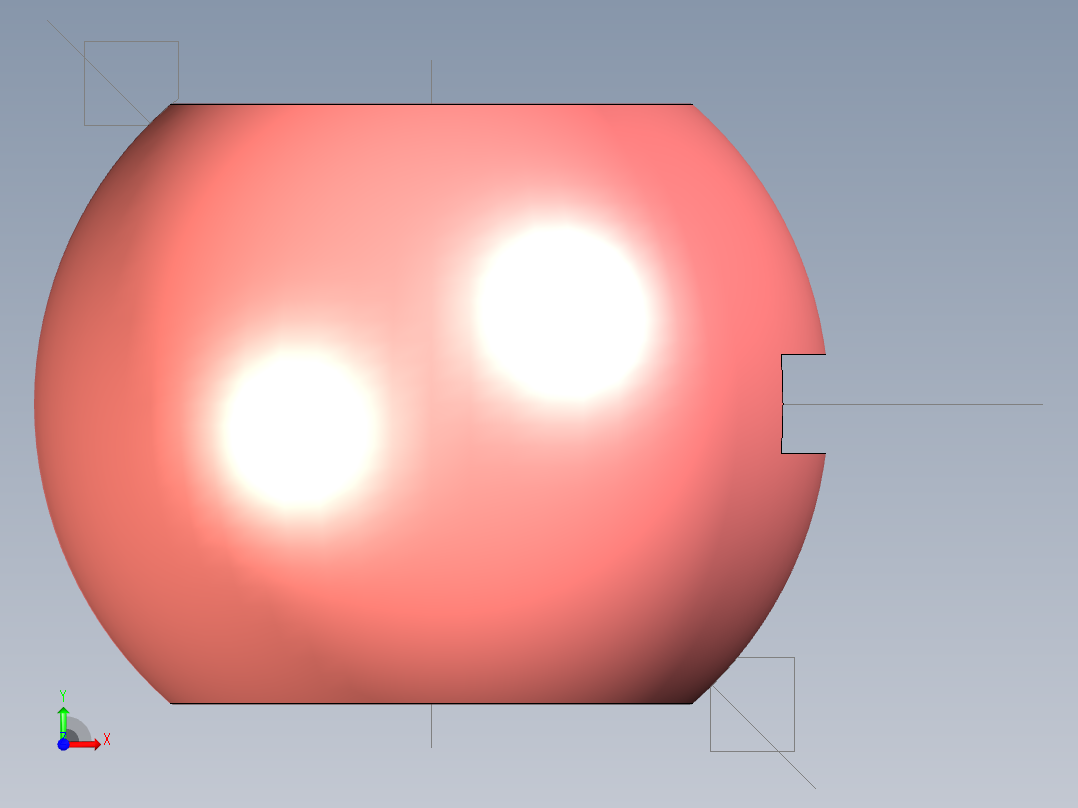 管道手动球阀-水管开关阀-手动阀门User Library-MD52C150DN50-2_MD52DN50.BP前视图