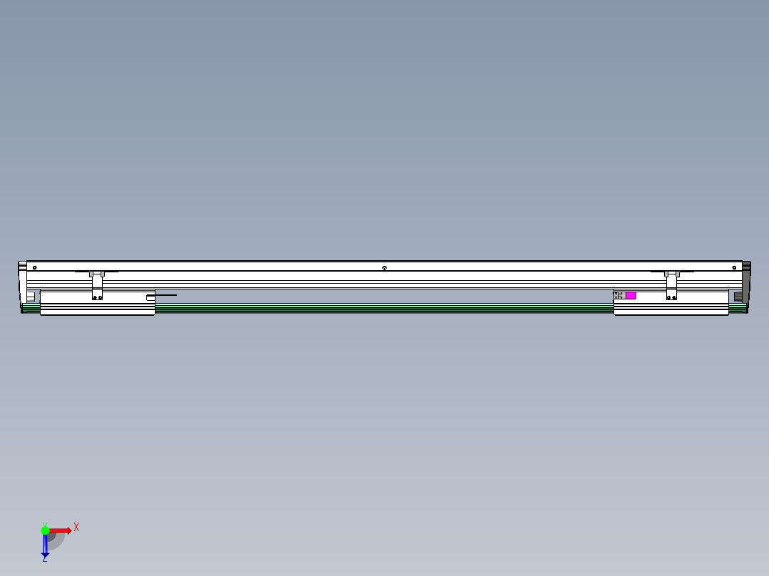 威洛博VL系列直线电机模组-2VL22H3-S800俯视图