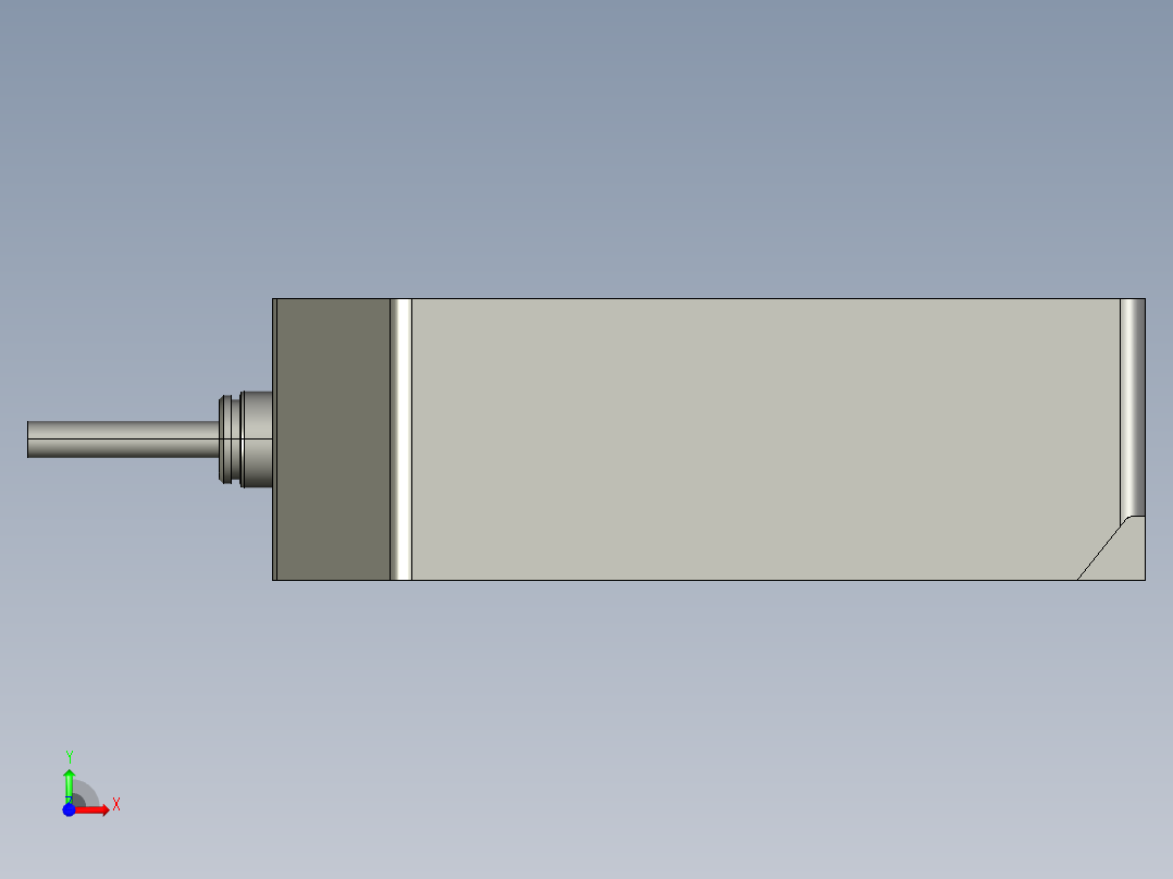 基恩士LS-5041floodlight_kc图纸模型前视图