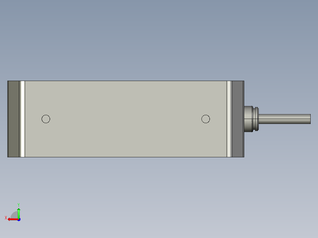 基恩士LS-5041floodlight_kc图纸模型后视图