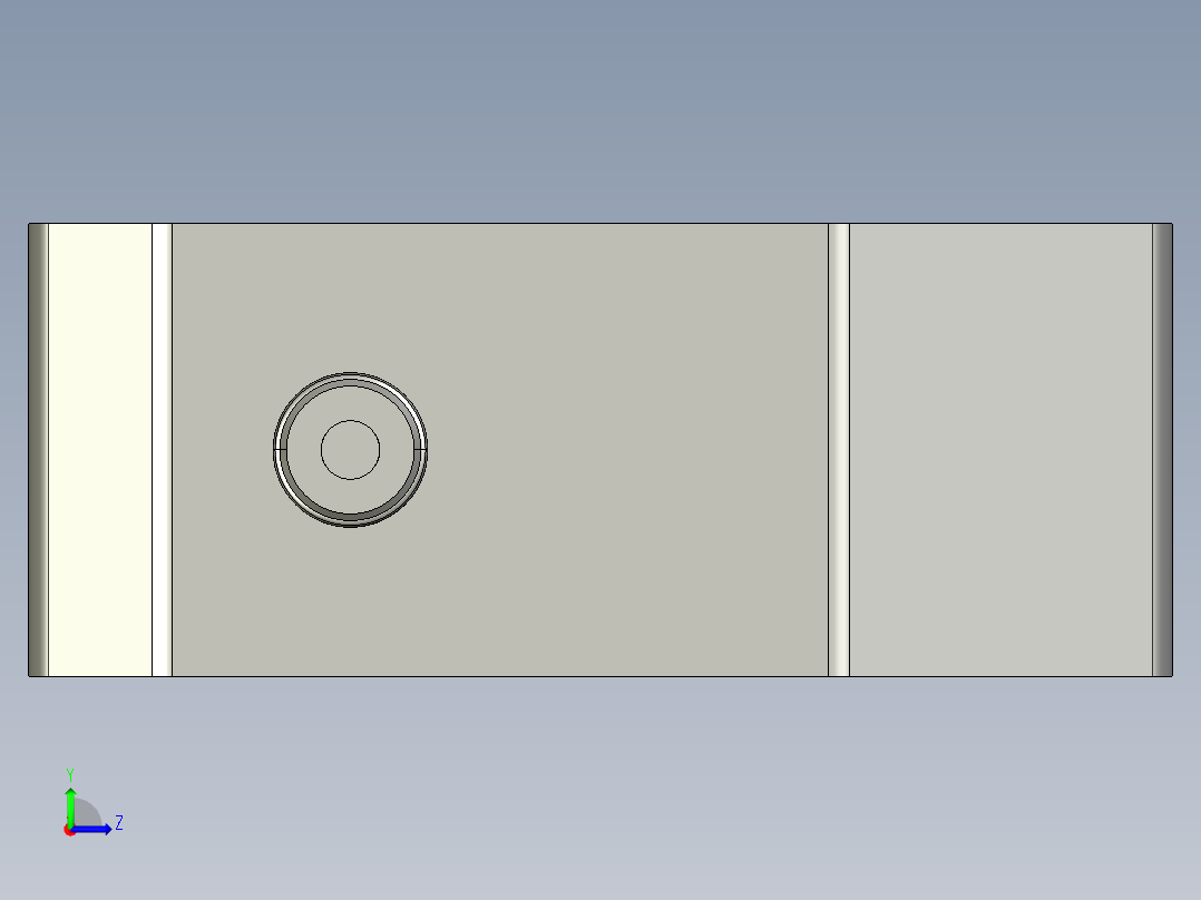 基恩士LS-5041floodlight_kc图纸模型左视图