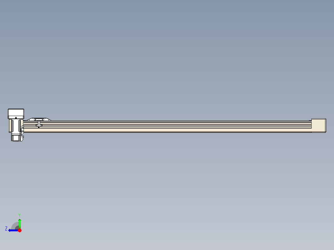 同步带全封闭直线模组TPA-HCB-65S-90-L1050-MR-Y-P10-N3右视图