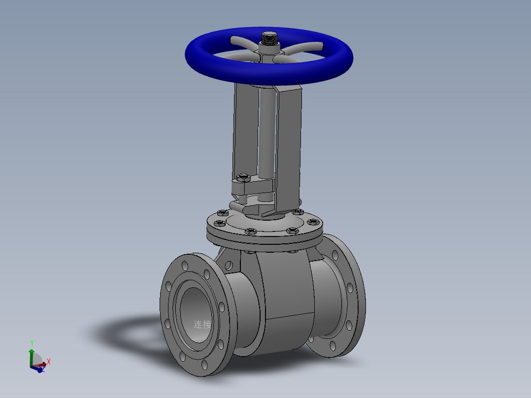 法兰闸阀-304 DN25-DN600主视图