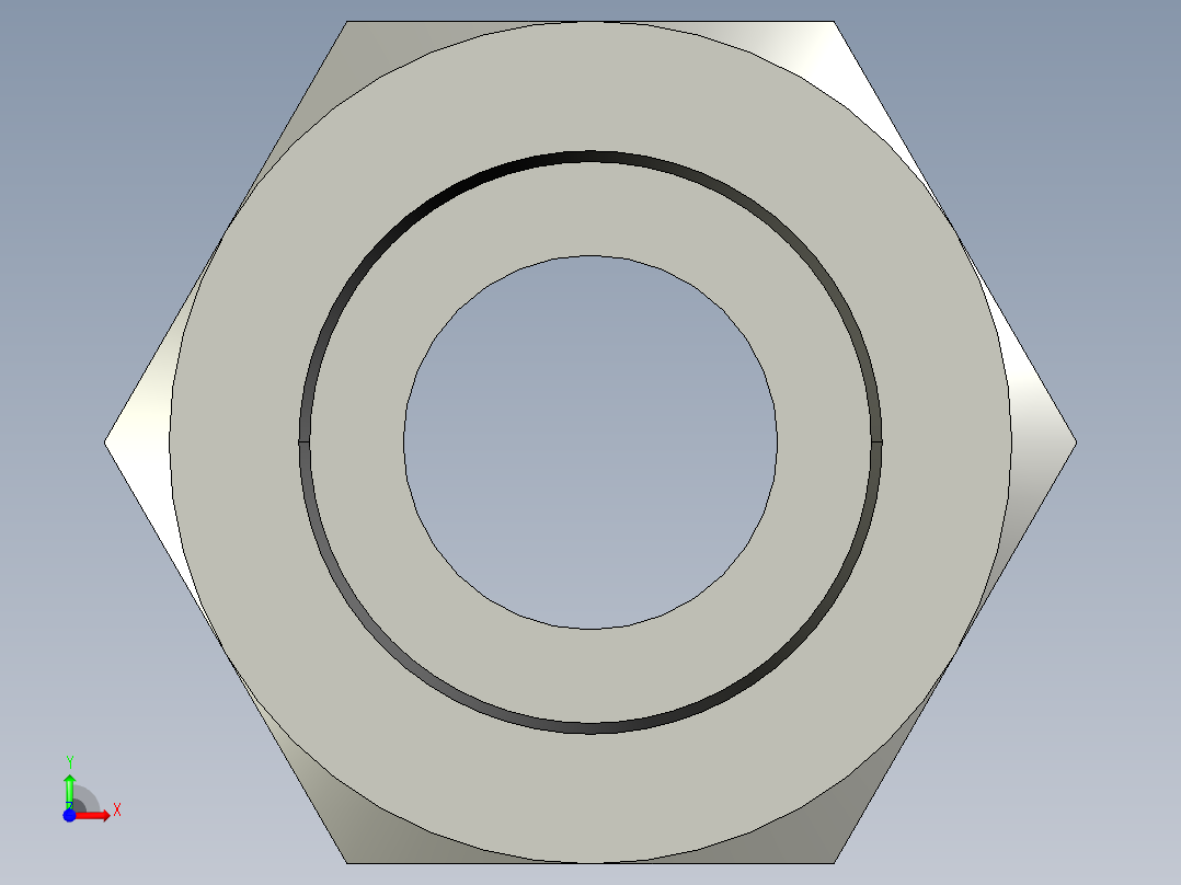 卡套式工业通用硬管接头10_gbu-s前视图