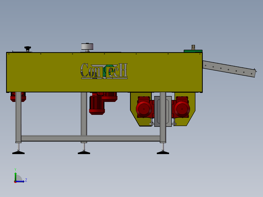 190连续输送机左视图