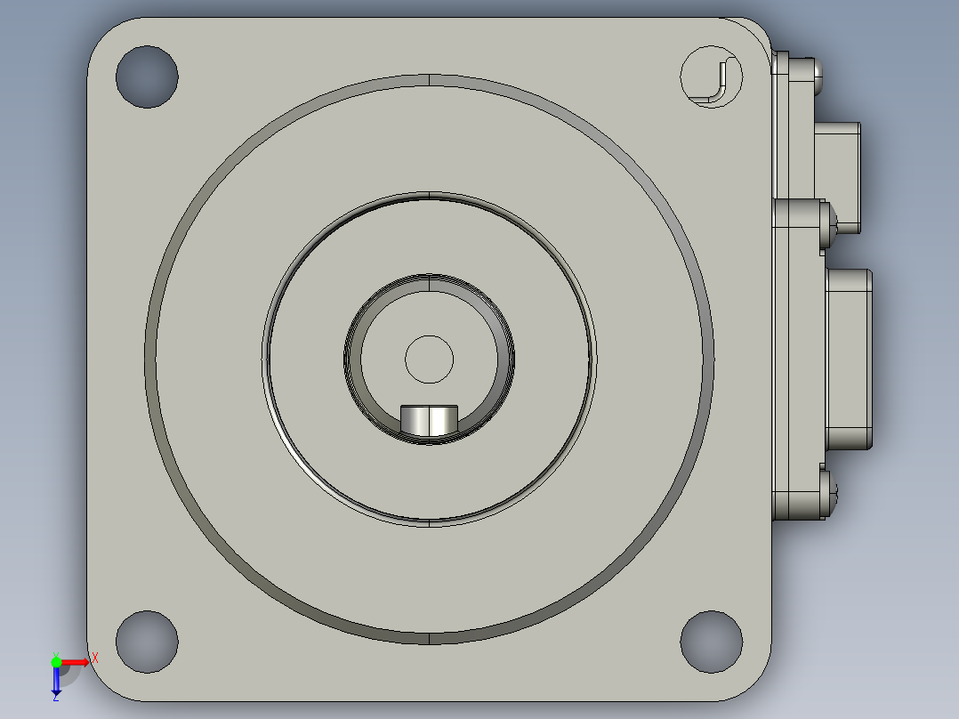 电机MS6S-60TH30B3-20P4.STEP俯视图