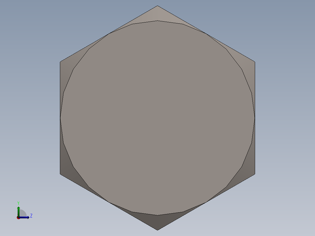 hfbolt 0.625-18x2.25x2.25-n左视图