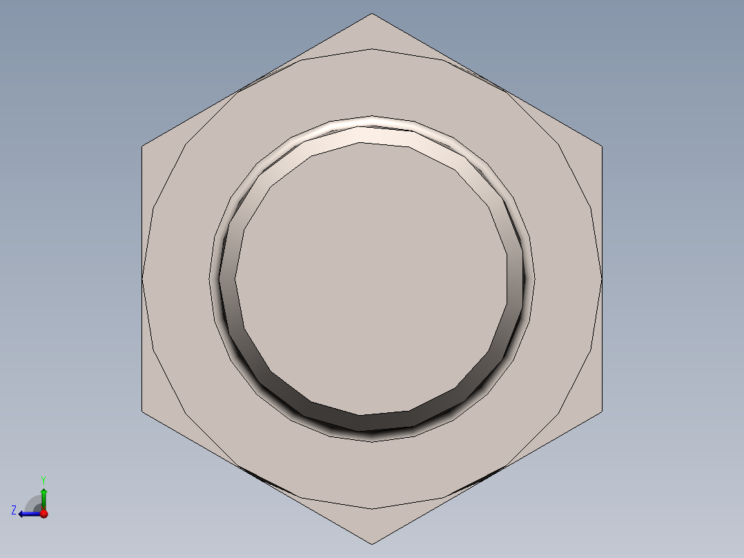 hfbolt 0.625-18x2.25x2.25-n右视图