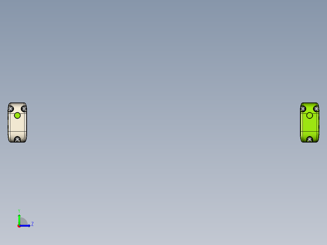 安全_区域传感器H2TLP5210_3D左视图