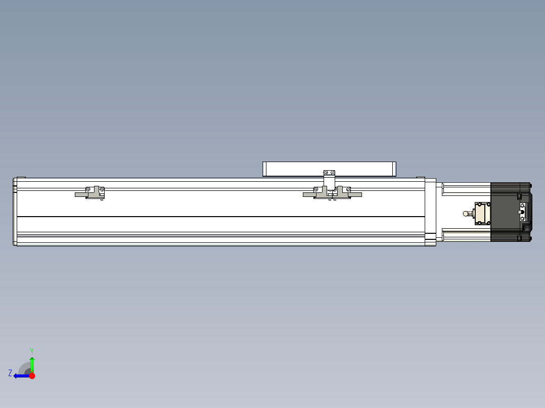 丝杠滑台-全封闭-EC17-Lx-C-S300-BC-P75-D3右视图