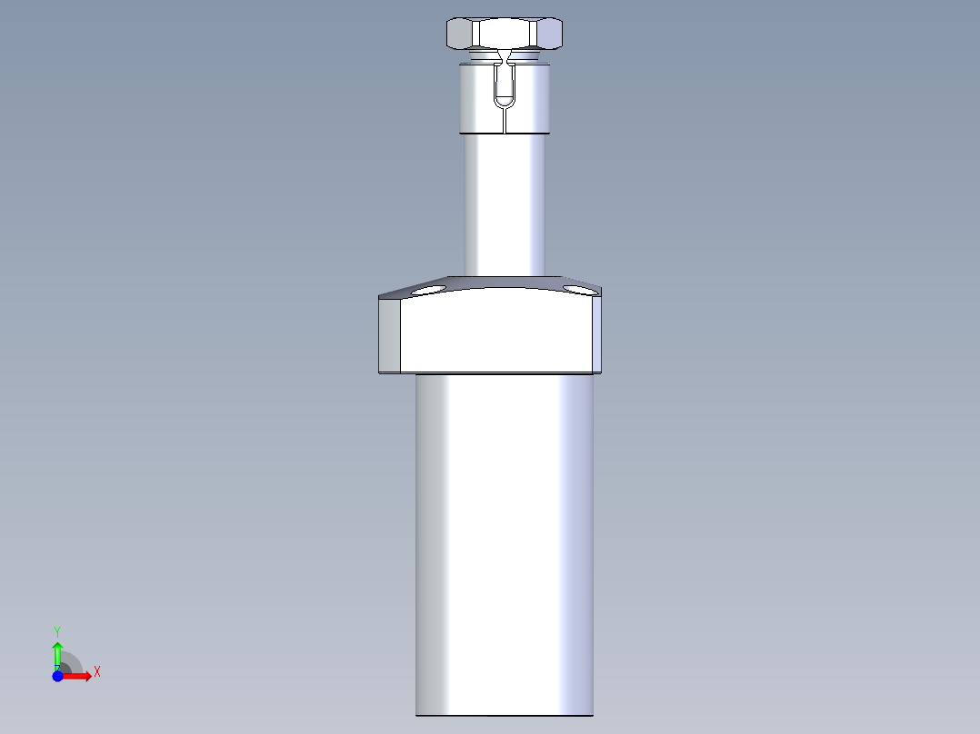 KOSMEKLHA0550-SR-Q30多系列多零件图纸模型前视图