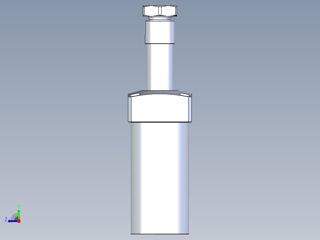KOSMEKLHA0550-SR-Q30多系列多零件图纸模型右视图