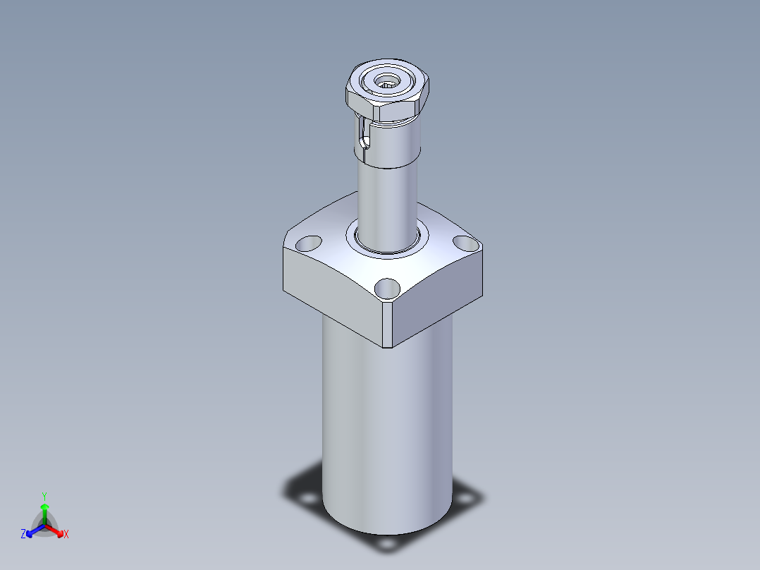 KOSMEKLHA0550-SR-Q30多系列多零件图纸模型正等轴测图