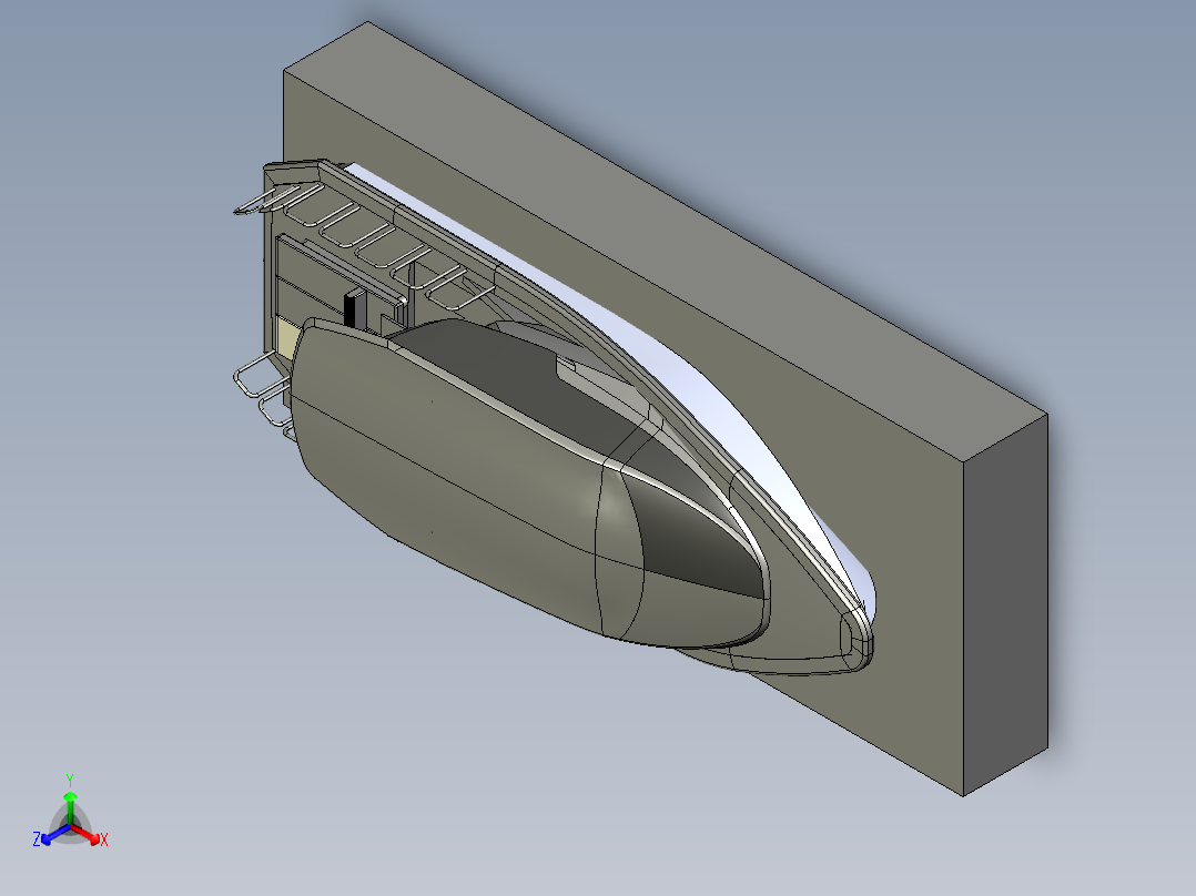 氢推进概念船舶模型3D图纸 STEP格式正等轴测图