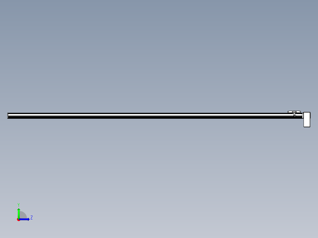 同步带全封闭直线模组TPA-HCB-105D-90-L2750-LP-C-P20-N3左视图