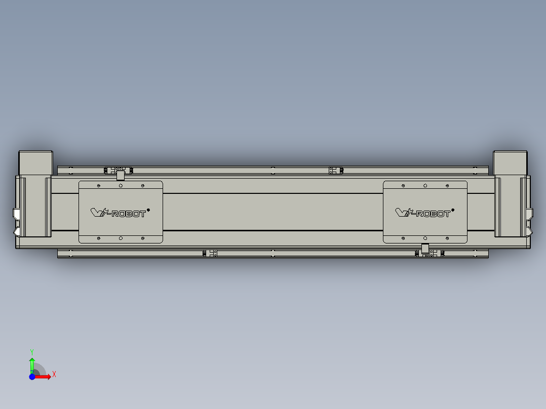威洛博双电机滑台-VBC14S2-L50-S400-BU-P40-C6前视图