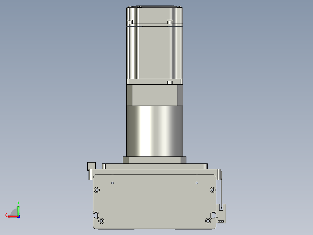 东锦齿条传动DH175G-L167-S850-BU-减速机+750W后视图