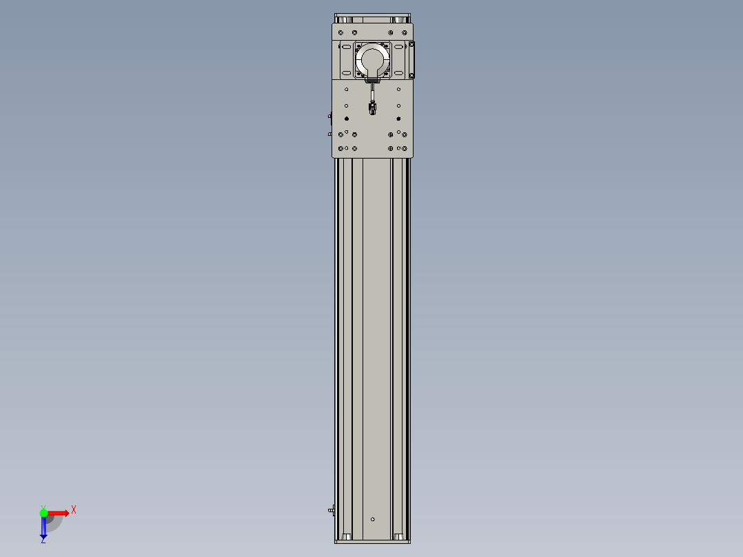 东锦齿条传动DH175G-L167-S850-BU-减速机+750W俯视图