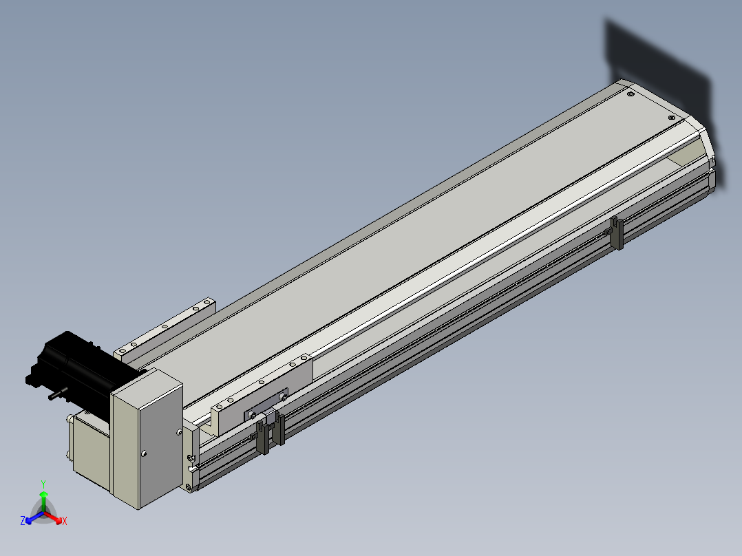 Toyo东佑达直线模组-ETB17-550-RU主视图