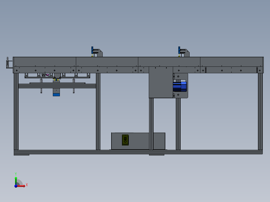 B10-FPD面板输送机前视图