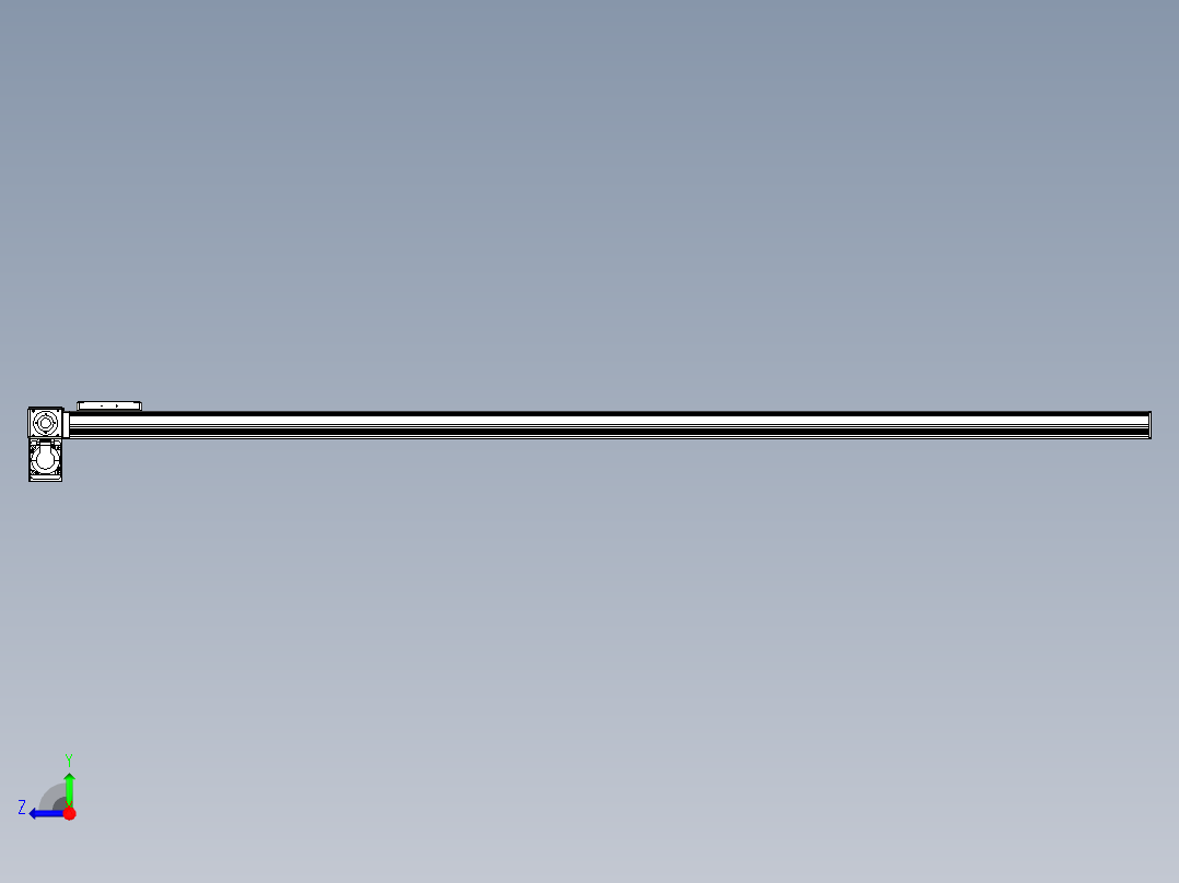 同步带全封闭直线模组TPA-HCB-105D-90-L1950-LP-C-P20-N3右视图