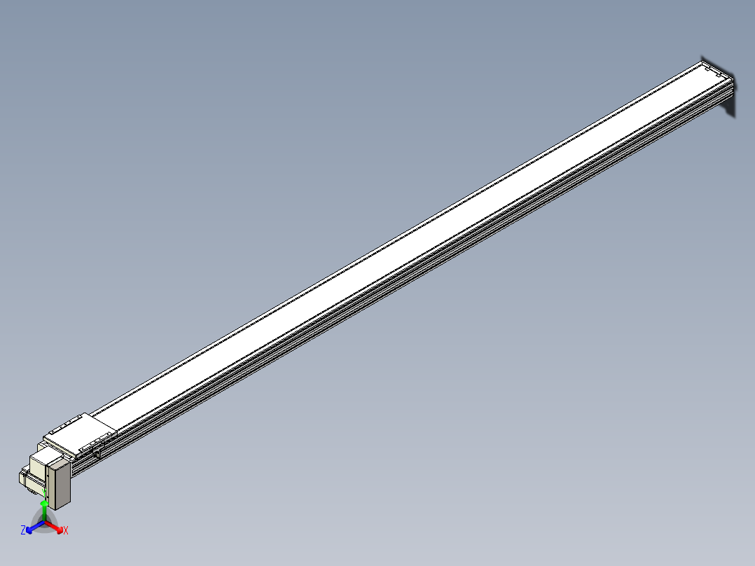 同步带全封闭直线模组TPA-HCB-14D-120-L2600-RP-C-P40-N3主视图