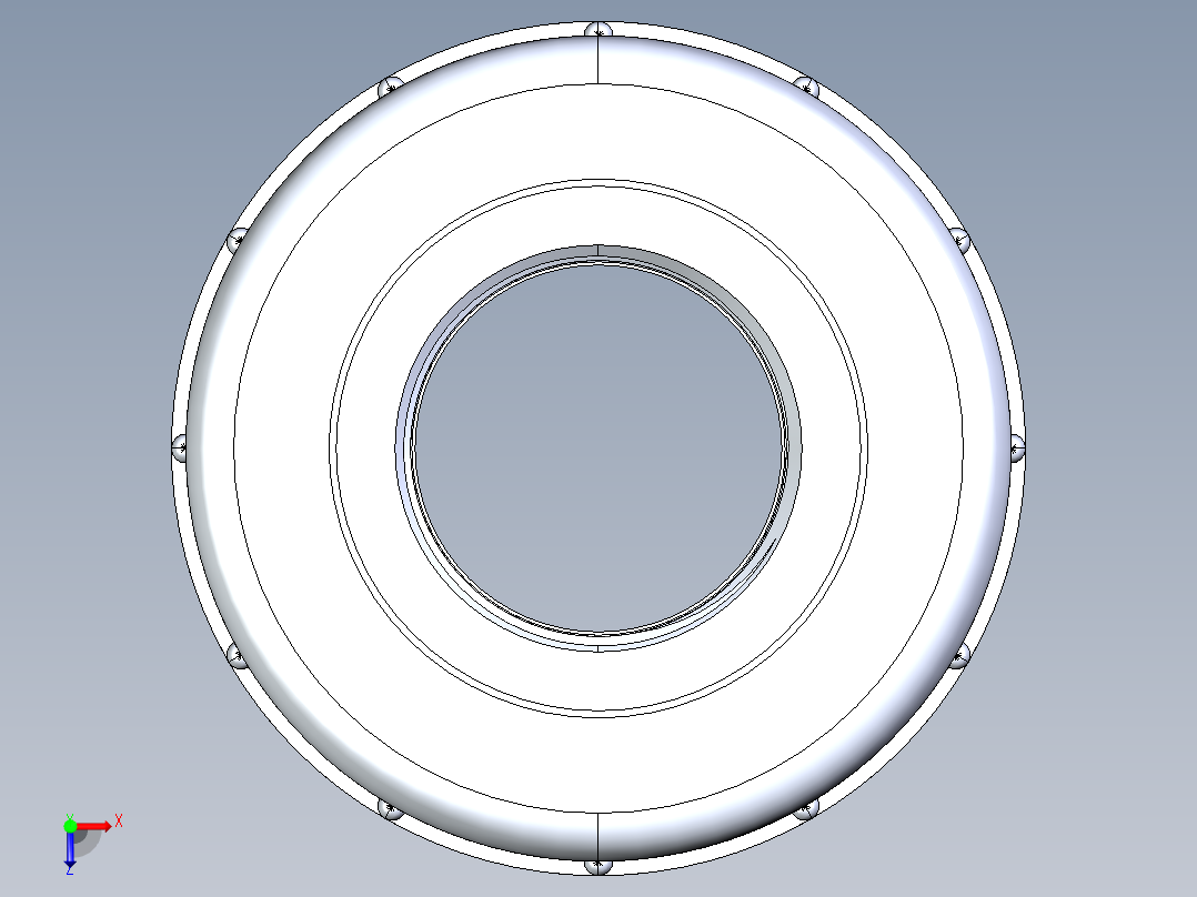 CPVC管件30-Sch80_Union T375_FPTxFPT_9858-375-012_1.25in俯视图