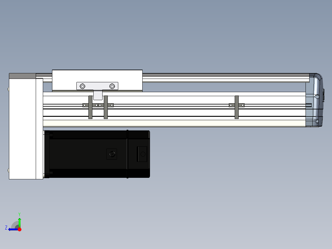 Toyo东佑达直线模组-ETH17-250-BM-M75B右视图