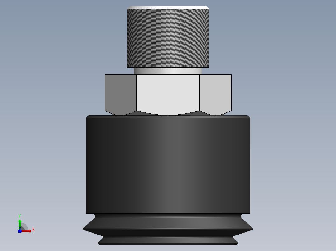 PS-10-J-M真空吸盘[PS-10-J-M-N]前视图