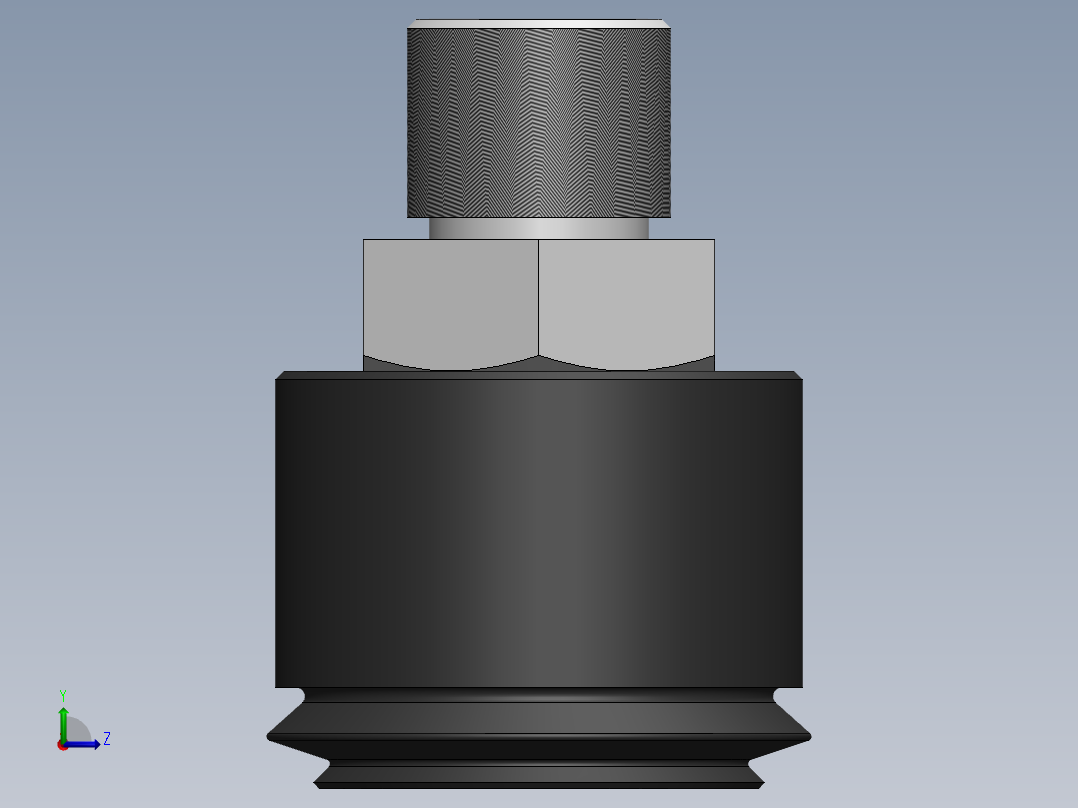 PS-10-J-M真空吸盘[PS-10-J-M-N]左视图