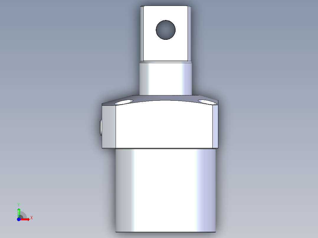 KOSMEKLHA1050-Gx-P_rev1多系列多零件图纸模型前视图