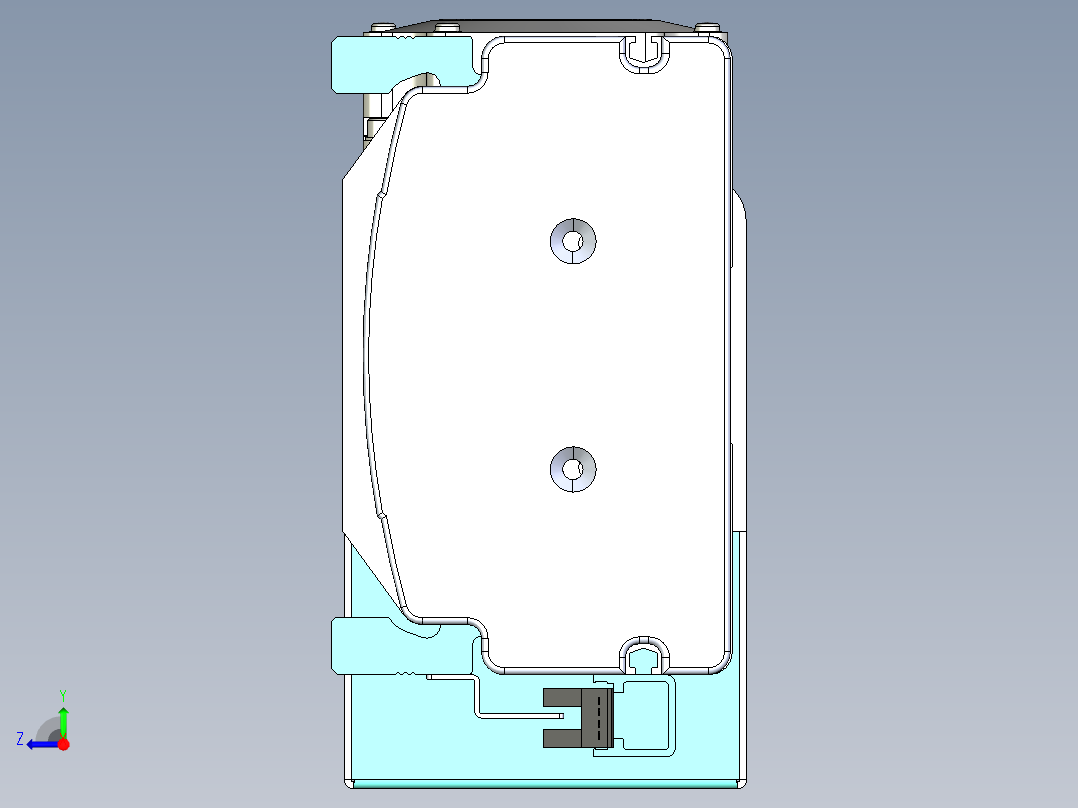 威洛博VBF同步带传动一般环境VBF14-L45-S1250-BL-ZP75-C3右视图