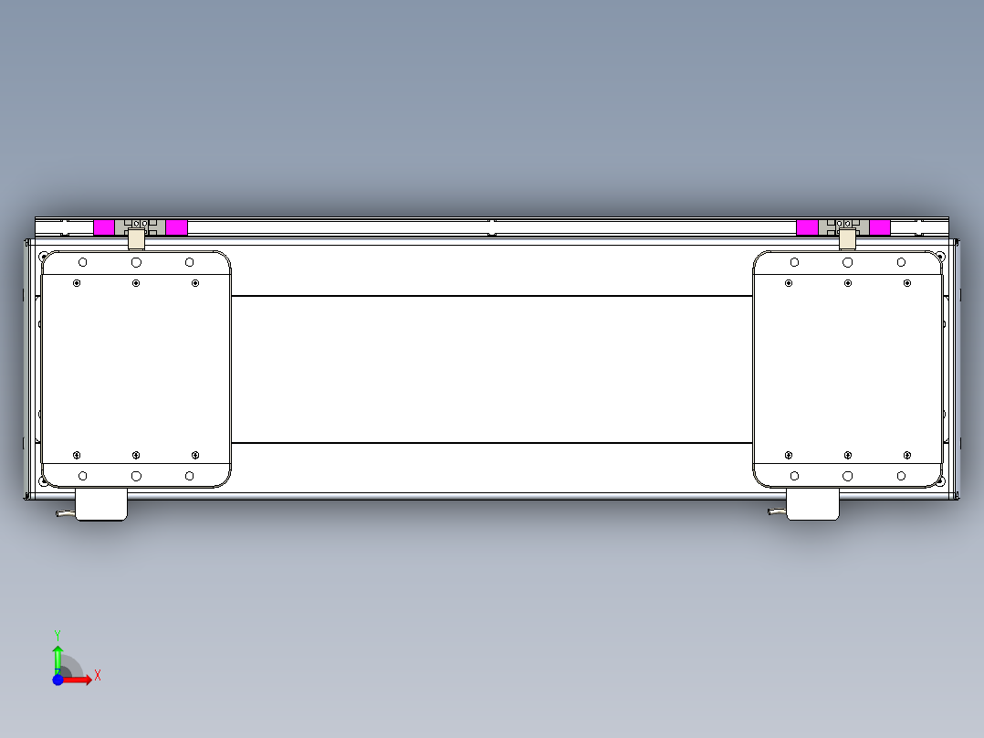 威洛博LC系列3d模型模组2LC22H1Y-S400前视图