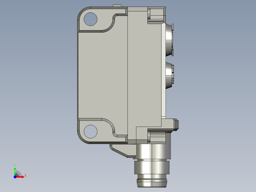 基恩士PZ-G101C_102C_kc图纸模型前视图
