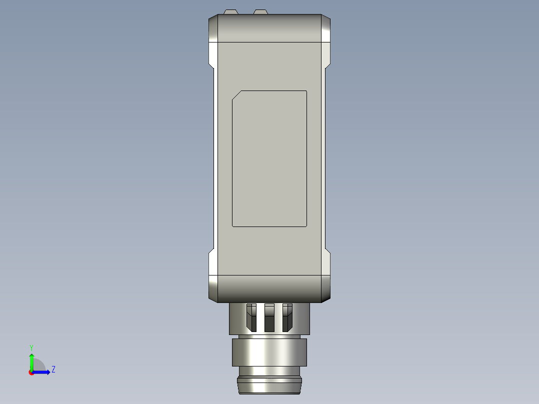 基恩士PZ-G101C_102C_kc图纸模型左视图