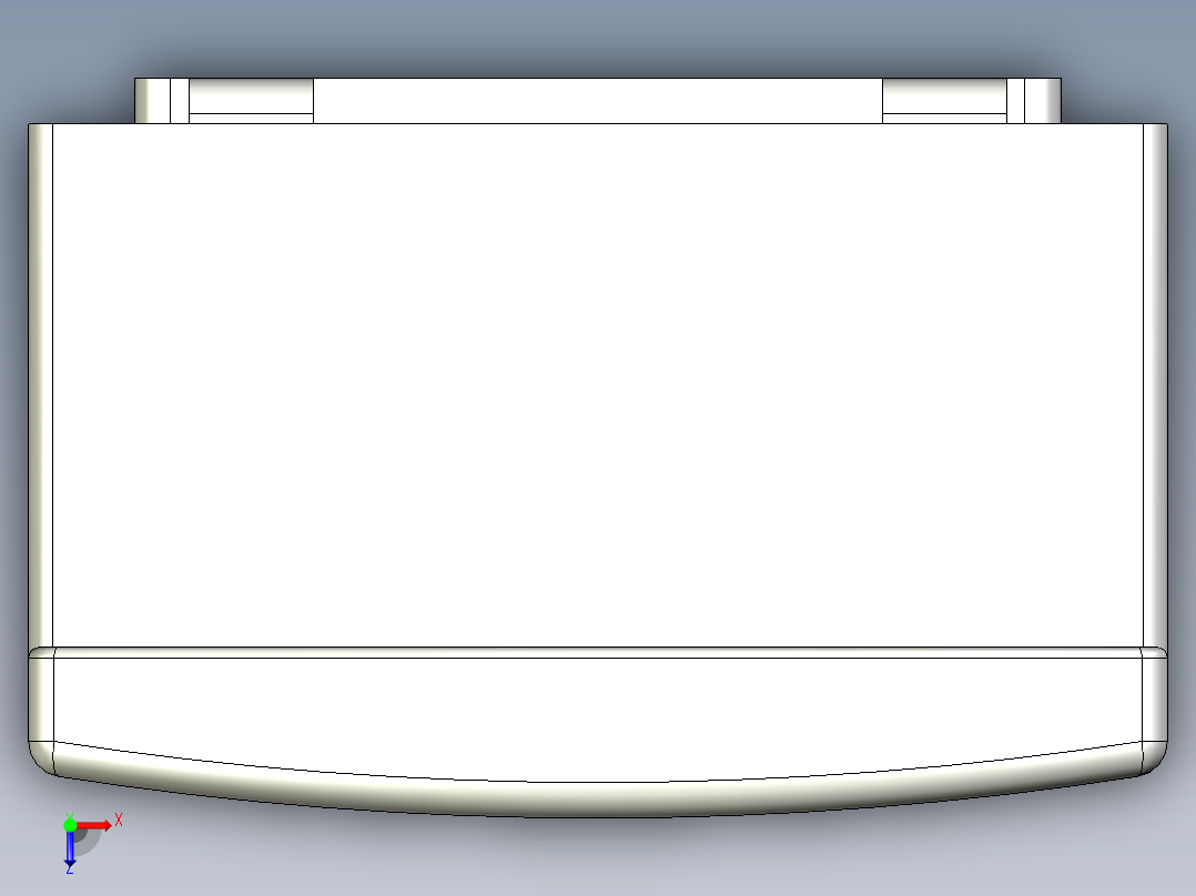 搭扣5573-3D多系列多零件图纸模型俯视图