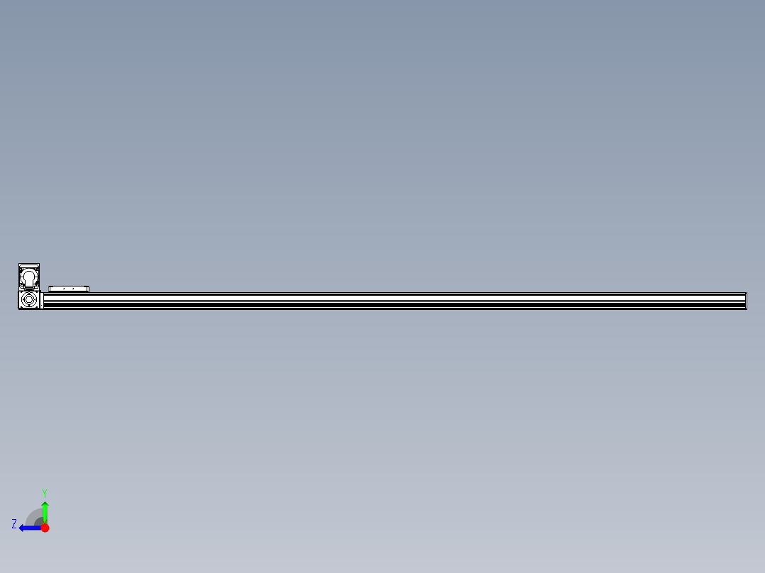 同步带全封闭直线模组TPA-HCB-105D-90-L2050-LU-C-P20-N3右视图