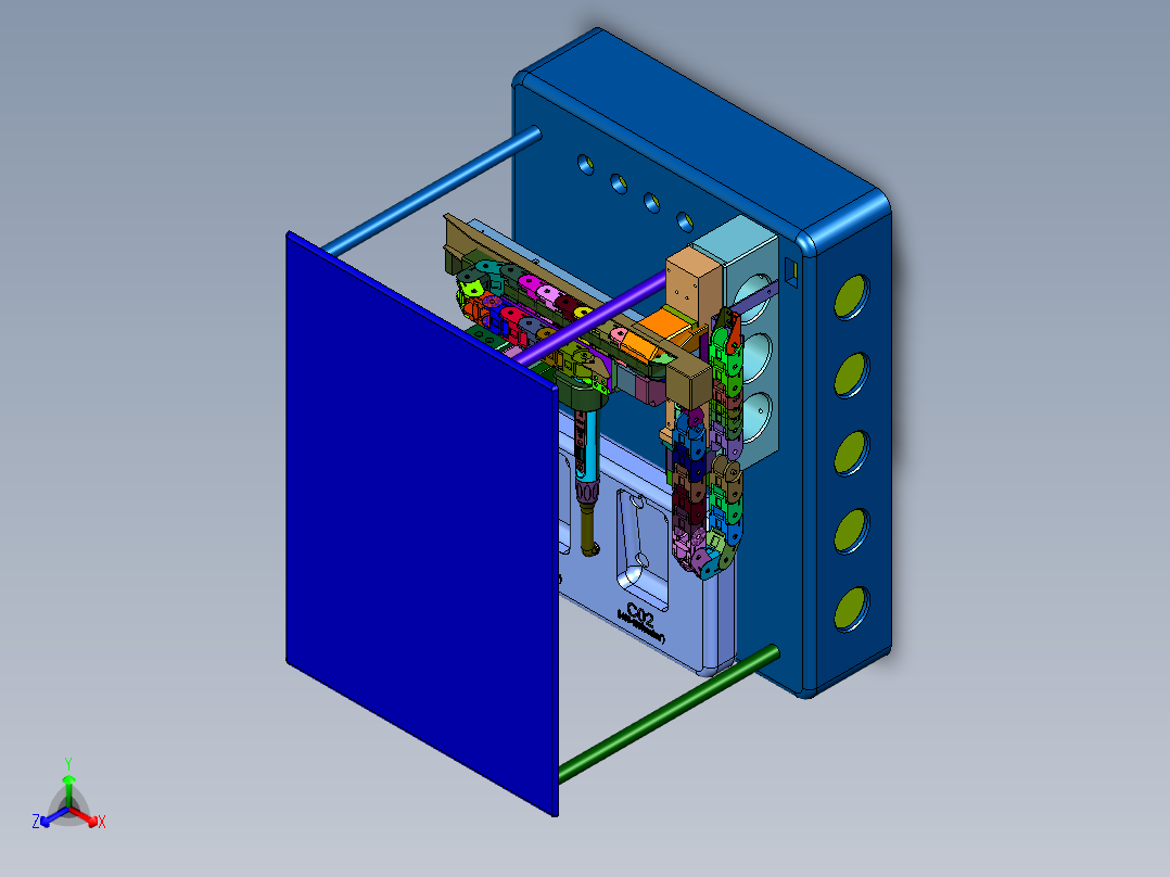 台式三轴等离子焊机主视图