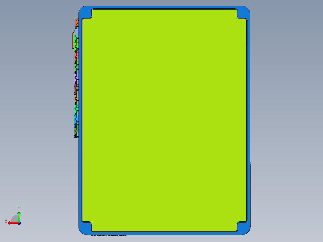 台式三轴等离子焊机后视图