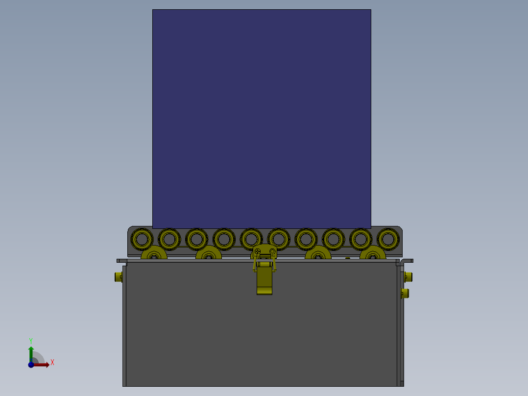 M32锁扣式传送带装拆机构前视图