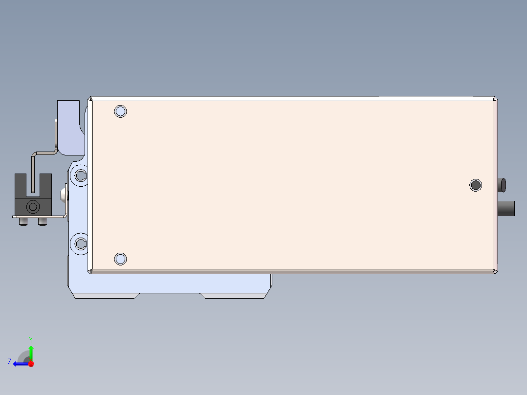 MTH丝杆半封闭模组MT75BS-BL-100W右视图