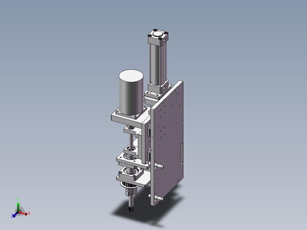 滚筒装配工具组件主视图
