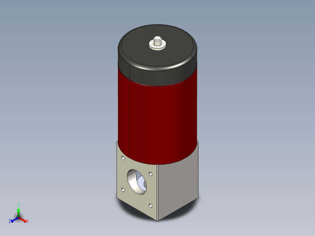 阀门模型GDC-J32________(____)主视图